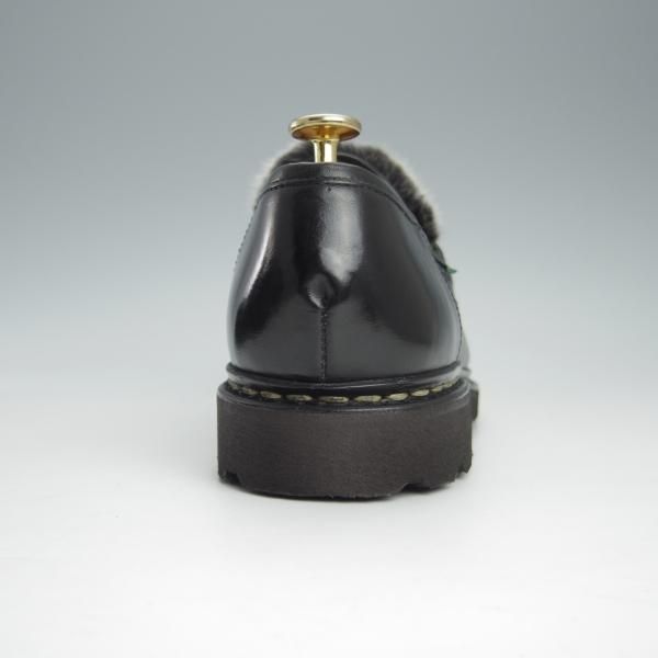 極美品★パラブーツ SIZE 6.5【定価￥92,400-★アニバーサリーBAG付/2021年10月購入】VISON(ミンク)/ランス/REIMS/黒/Paraboot★h953