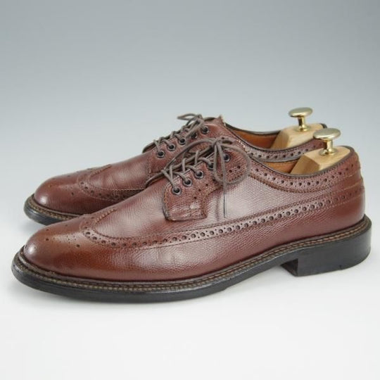 極上★オールデン 7D【★ユナイテッドアローズB&Y別注/ロングウイング】97804/アルパインカーフ/茶/メンズ/Alden★h954