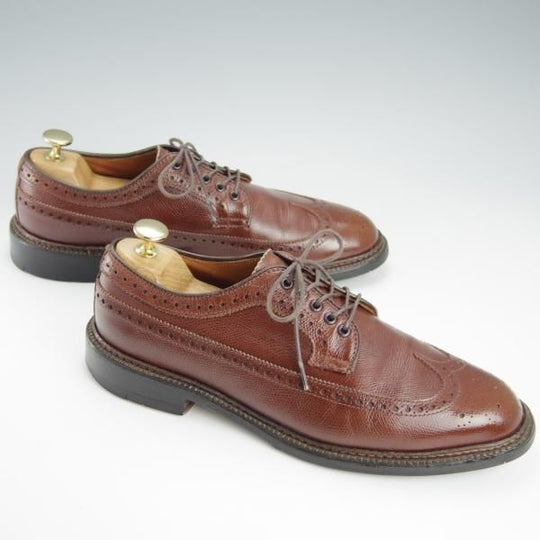 極上★オールデン 7D【★ユナイテッドアローズB&Y別注/ロングウイング】97804/アルパインカーフ/茶/メンズ/Alden★h954