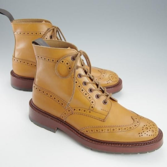 未使用★トリッカーズ SIZE 7【定価￥88,000-★STOW/エイコンアンティーク】5634/ストウ/カントリーブーツ/薄茶/メンズ/Tricker's★h956