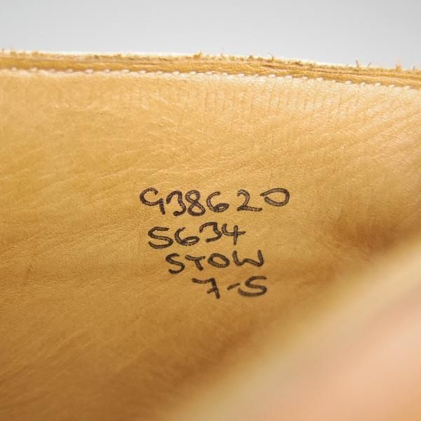 未使用★トリッカーズ SIZE 7【定価￥88,000-★STOW/エイコンアンティーク】5634/ストウ/カントリーブーツ/薄茶/メンズ/Tricker's★h956