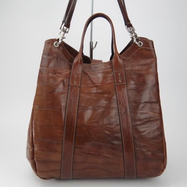 極上★(伊)ダニエル&ボブ【現行定価￥107,800-★クロドーロ/ロディ/2WAY CULODORO RODI 】メンズ/トートバッグ/鞄/革/茶/Daniel&Bob★N5801