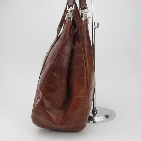 極上★(伊)ダニエル&ボブ【現行定価￥107,800-★クロドーロ/ロディ/2WAY CULODORO RODI 】メンズ/トートバッグ/鞄/革/茶/Daniel&Bob★N5801