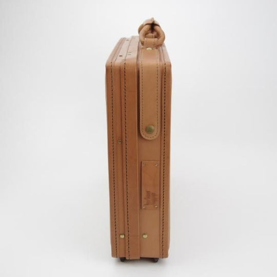 美品★(米)ハートマン/hartmann luggage【定価20万円以上★アタッシュケース】ベルティングレザー/メンズ/ビジネス/バッグ/薄茶/鞄★N5807