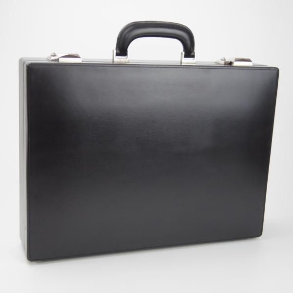 極美品★カルティエ/Cartier【★レザー/アタッシュケース】メンズ/ビジネス/バッグ/革/黒/ブリーフケース/鞄★N5809