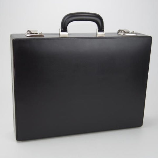 極美品★カルティエ/Cartier【★レザー/アタッシュケース】メンズ/ビジネス/バッグ/革/黒/ブリーフケース/鞄★N5809