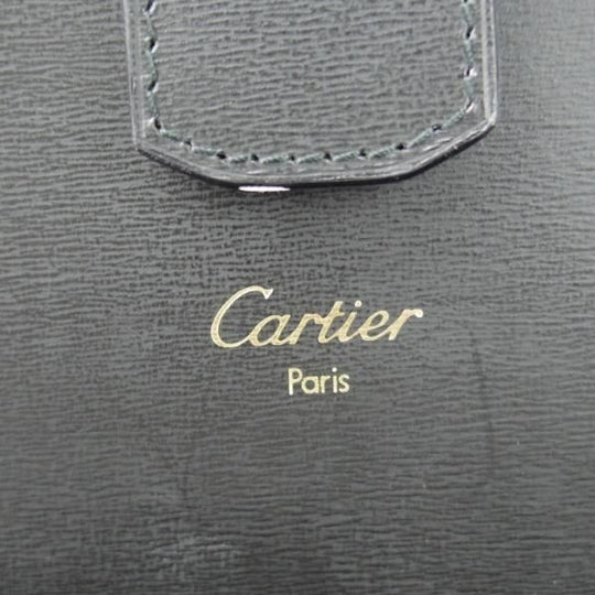 極美品★カルティエ/Cartier【★レザー/アタッシュケース】メンズ/ビジネス/バッグ/革/黒/ブリーフケース/鞄★N5809