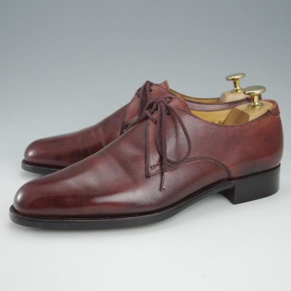 極上★OTSUKA M-5/オーツカ 24EE【定価￥77,000-★完全受注生産品/M5-215】B-815ラスト/Vフロント/プレーントゥ/カーフ/赤茶★h966