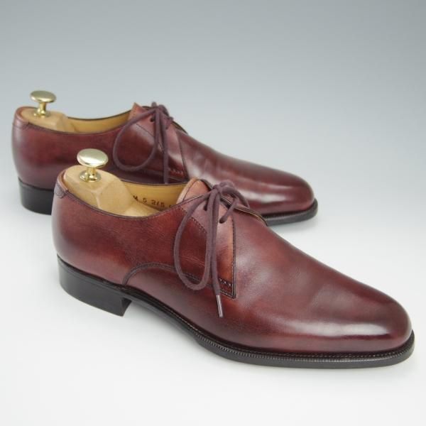 極上★OTSUKA M-5/オーツカ 24EE【定価￥77,000-★完全受注生産品/M5-215】B-815ラスト/Vフロント/プレーントゥ/カーフ/赤茶★h966