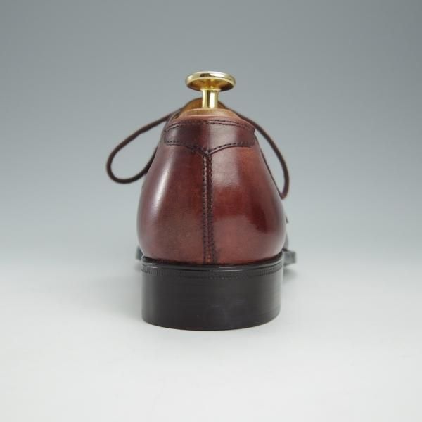 極上★OTSUKA M-5/オーツカ 24EE【定価￥77,000-★完全受注生産品/M5-215】B-815ラスト/Vフロント/プレーントゥ/カーフ/赤茶★h966