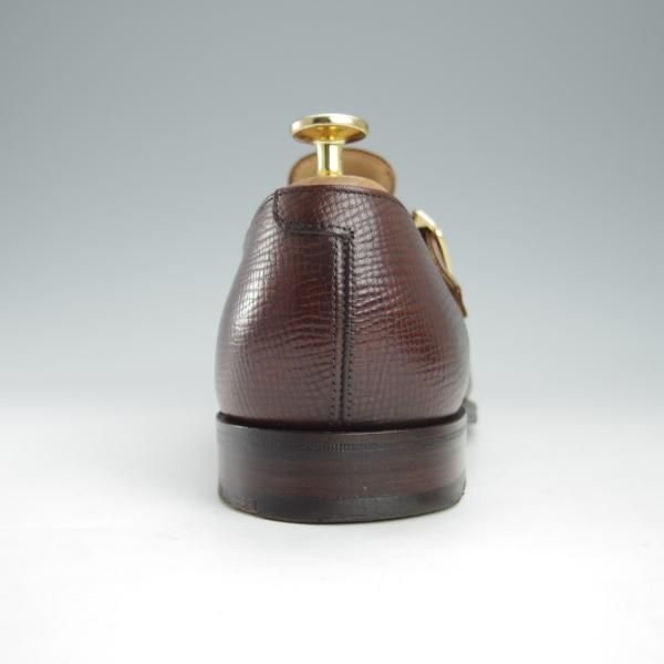 極美品★チーニー 7F【定価￥70,400-★(独)ワインハイマー社のジュピターカーフ/PENZANCE 2】グルカサンダル/濃茶/メンズ/CHEANEY★h967