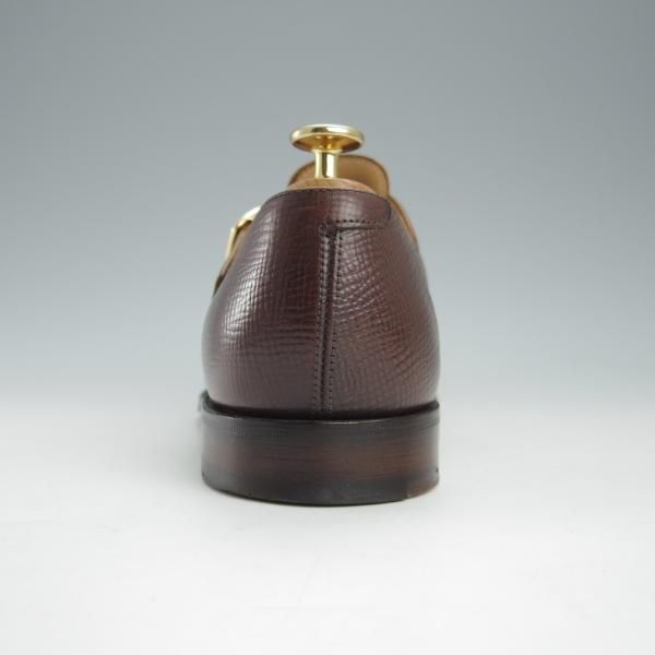極美品★チーニー 7F【定価￥70,400-★(独)ワインハイマー社のジュピターカーフ/PENZANCE 2】グルカサンダル/濃茶/メンズ/CHEANEY★h967