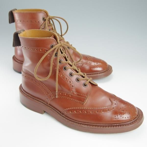 極上★トリッカーズ SIZE 7【現行定価￥104,500-★MALTON/モールトン/マロンアンティーク】M2508/カントリーブーツ/茶/Tricker's★h969