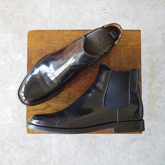 極美品★チャーチ(レディース) SIZE 36【定価￥155,100-★サイドゴアブーツ/MONMOUTH WG】黒/ポリッシュドバインダーカーフ/Church's★h970