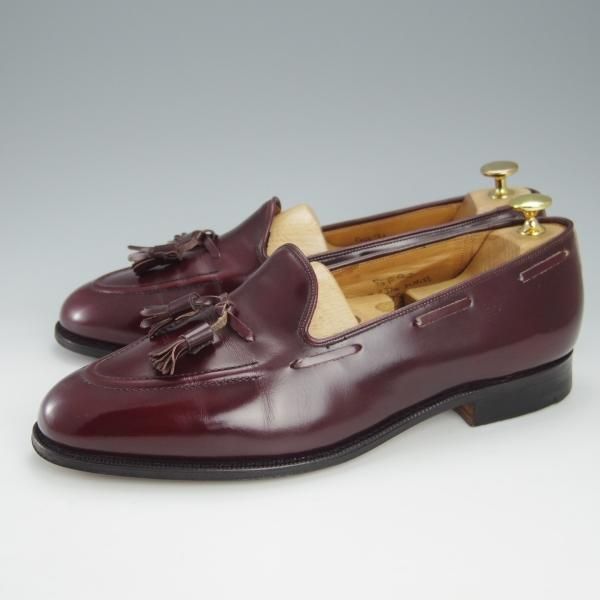 ★チャーチ 95F/UK9.5【旧チャーチ★ブックバインダーカーフ】3都市ロゴ/93ラスト/KEATS/キーツ/タッセルローファー/赤茶/Church's★h972