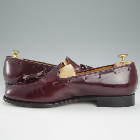 ★チャーチ 95F/UK9.5【旧チャーチ★ブックバインダーカーフ】3都市ロゴ/93ラスト/KEATS/キーツ/タッセルローファー/赤茶/Church's★h972