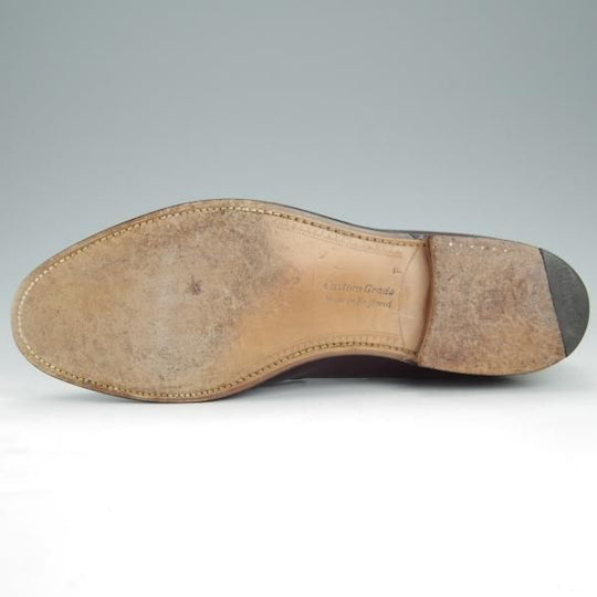 ★チャーチ 95F/UK9.5【旧チャーチ★ブックバインダーカーフ】3都市ロゴ/93ラスト/KEATS/キーツ/タッセルローファー/赤茶/Church's★h972