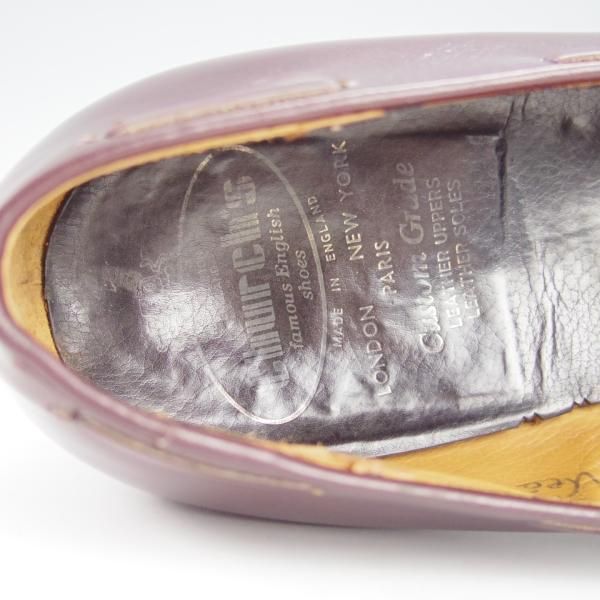 ★チャーチ 95F/UK9.5【旧チャーチ★ブックバインダーカーフ】3都市ロゴ/93ラスト/KEATS/キーツ/タッセルローファー/赤茶/Church's★h972