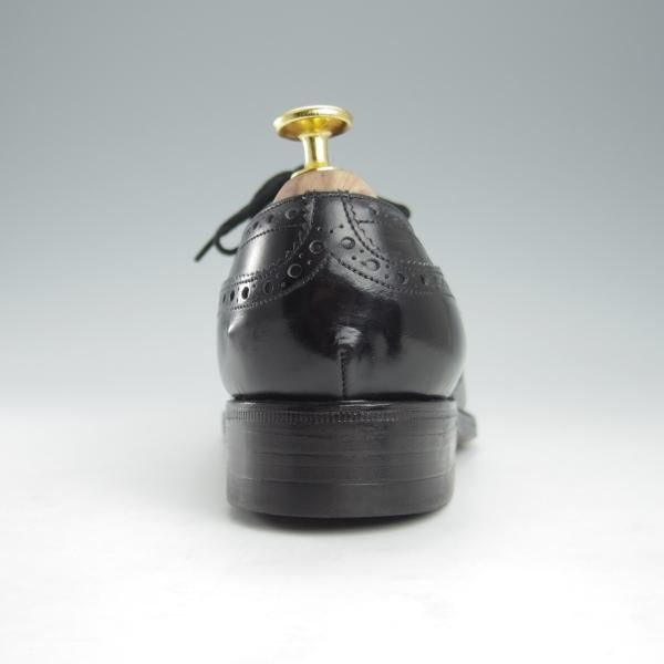 極美品★チャーチ 50F/UK5【現行定価￥144,100-★旧チャーチ/73ラスト/CHETWYND】チェットウィンド/3都市ロゴ/カーフ/黒/Church's★h973