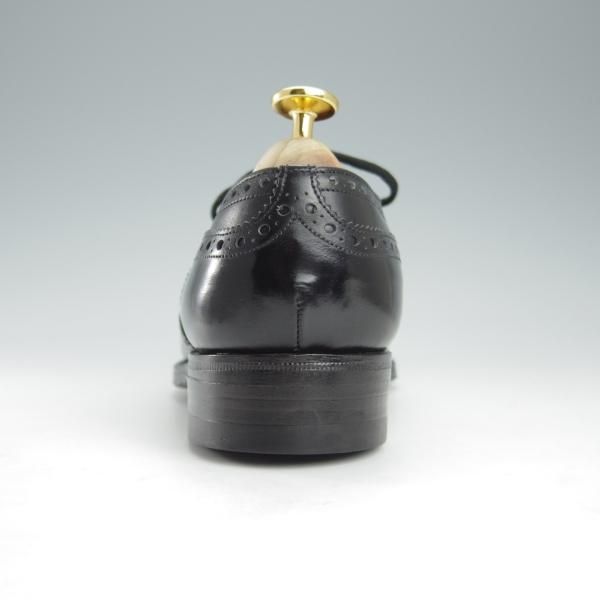 極美品★チャーチ 50F/UK5【現行定価￥144,100-★旧チャーチ/73ラスト/CHETWYND】チェットウィンド/3都市ロゴ/カーフ/黒/Church's★h973