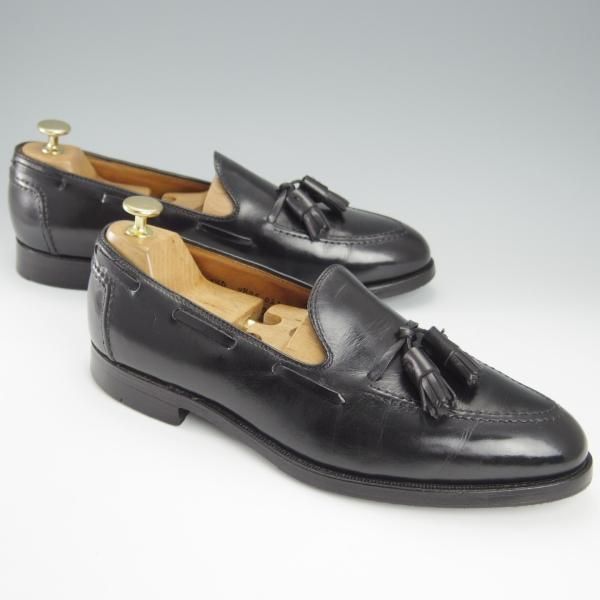 極上★オールデン 9.5D【貴重★ブルックスブラザーズ別注/タッセルローファー/1101】アバディーンラスト/カーフ/黒/ALDEN★h974