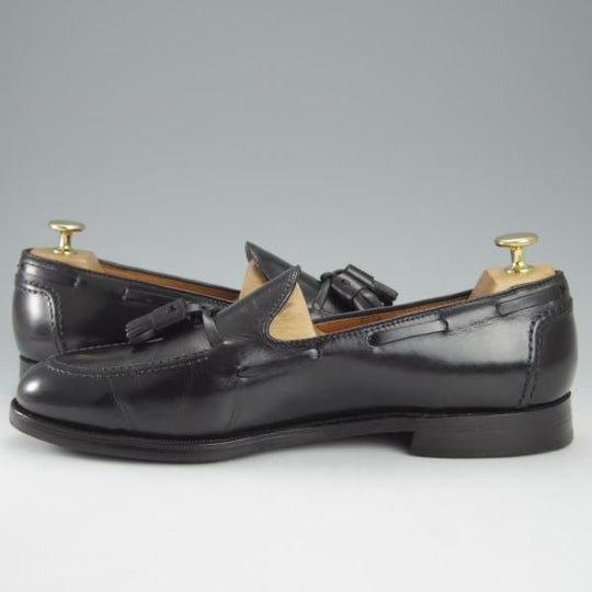 極上★オールデン 9.5D【貴重★ブルックスブラザーズ別注/タッセルローファー/1101】アバディーンラスト/カーフ/黒/ALDEN★h974