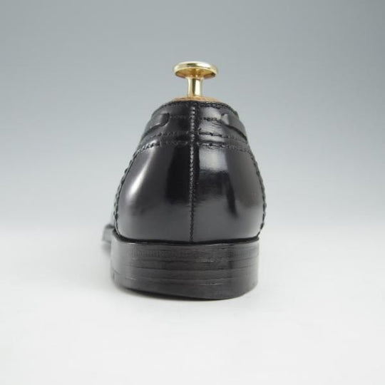 極上★オールデン 9.5D【貴重★ブルックスブラザーズ別注/タッセルローファー/1101】アバディーンラスト/カーフ/黒/ALDEN★h974