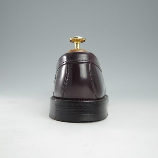 極美品★オールデン 6.5E【コードバン仕様★986/ヴァンラスト】#8/赤茶/バーガンディー/コインローファー/メンズ/バンラスト/ALDEN★h975