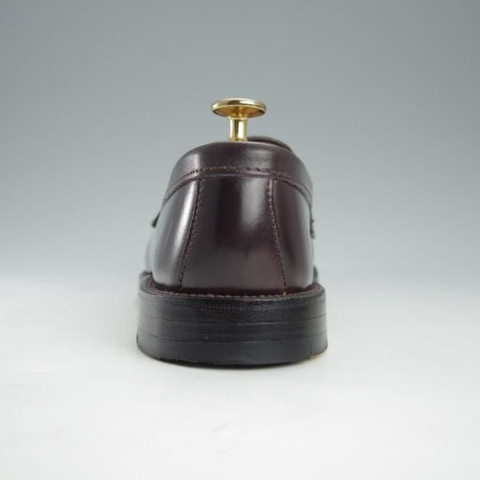 極美品★オールデン 6.5E【コードバン仕様★986/ヴァンラスト】#8/赤茶/バーガンディー/コインローファー/メンズ/バンラスト/ALDEN★h975