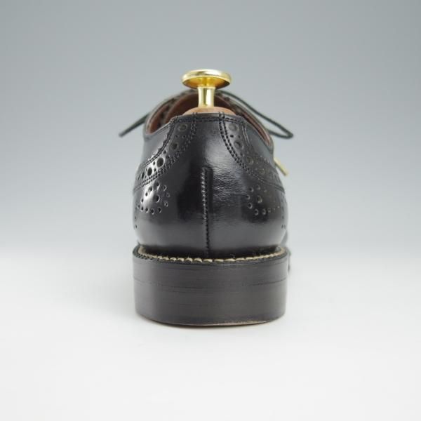 極美品★フットザコーチャー(レディース) SIZE 5.5【定価￥66,000-★セミブローグ/MENDELL】オイルドレザー/黒/foot the coacher★h977