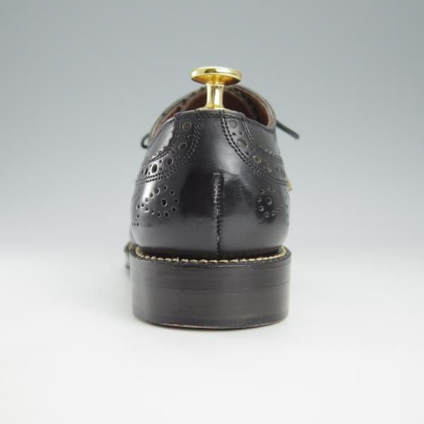 極美品★フットザコーチャー(レディース) SIZE 5.5【定価￥66,000-★セミブローグ/MENDELL】オイルドレザー/黒/foot the coacher★h977