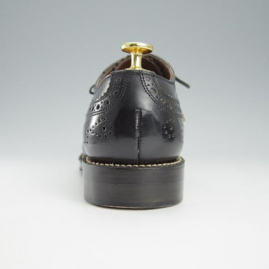 極美品★フットザコーチャー(レディース) SIZE 5.5【定価￥66,000-★セミブローグ/MENDELL】オイルドレザー/黒/foot the coacher★h977
