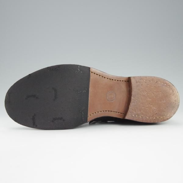 極美品★フットザコーチャー(レディース) SIZE 5.5【定価￥66,000-★セミブローグ/MENDELL】オイルドレザー/黒/foot the coacher★h977
