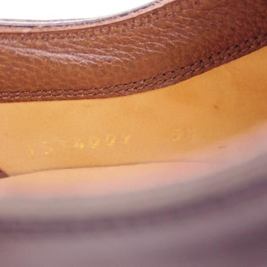 極美品★フットザコーチャー(レディース) SIZE 5.5【定価￥66,000-★セミブローグ/MENDELL】オイルドレザー/黒/foot the coacher★h977