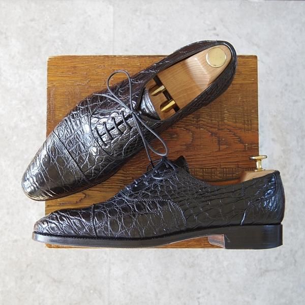 Carminaカルミナ　8サイズ　ネイビー レザー ドレスシューズ 極上☆(スペイン製)カルミナ SIZE 8【☆グッドイヤーウェル