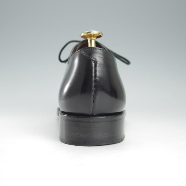 美品★(スペイン製)CARMINA/カルミナ SIZE 6.5【定価￥72,600-★ホールカット/910】RAINラスト/ボックスカーフ/黒/メンズ★h980