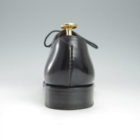 美品★(スペイン製)CARMINA/カルミナ SIZE 6.5【定価￥72,600-★ホールカット/910】RAINラスト/ボックスカーフ/黒/メンズ★h980