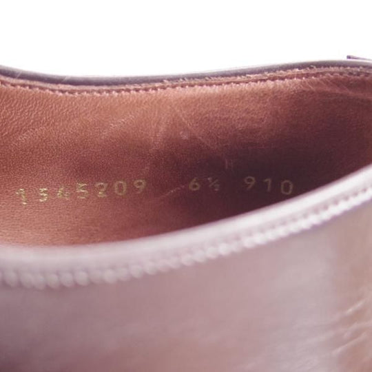 美品★(スペイン製)CARMINA/カルミナ SIZE 6.5【定価￥72,600-★ホールカット/910】RAINラスト/ボックスカーフ/黒/メンズ★h980