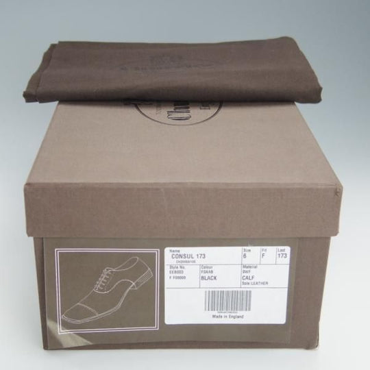 ほぼ試着程度★チャーチ 60F/UK6【定価￥144,100-★コンサル/CONSUL】173ラスト/ストレートチップ/カーフ/黒/メンズ/Church's★h981