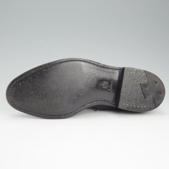 極美品★オールデン 6.5E【貴重★ハンプトンラスト/901】パンチドキャップトゥ/カーフ/黒/メンズ/Alden★h983
