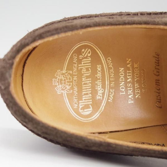 極美品★チャーチ 65F/UK6.5【貴重★104ラスト仕様のバーウッド似寄りモデル】ダイナイトソール/フルブローグ/濃茶/Church's★h985