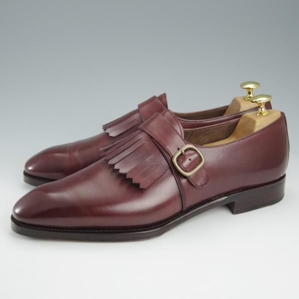 極上★(スペイン製)CARMINA/カルミナ SIZE 8.5【定価￥74,520-★80149/トレーディングポスト別注】キルトモンク/ベガノカーフ/赤茶★h986