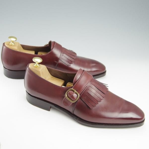 極上★(スペイン製)CARMINA/カルミナ SIZE 8.5【定価￥74,520-★80149/トレーディングポスト別注】キルトモンク/ベガノカーフ/赤茶★h986