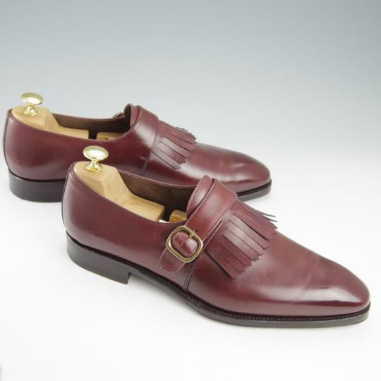 極上★(スペイン製)CARMINA/カルミナ SIZE 8.5【定価￥74,520-★80149/トレーディングポスト別注】キルトモンク/ベガノカーフ/赤茶★h986