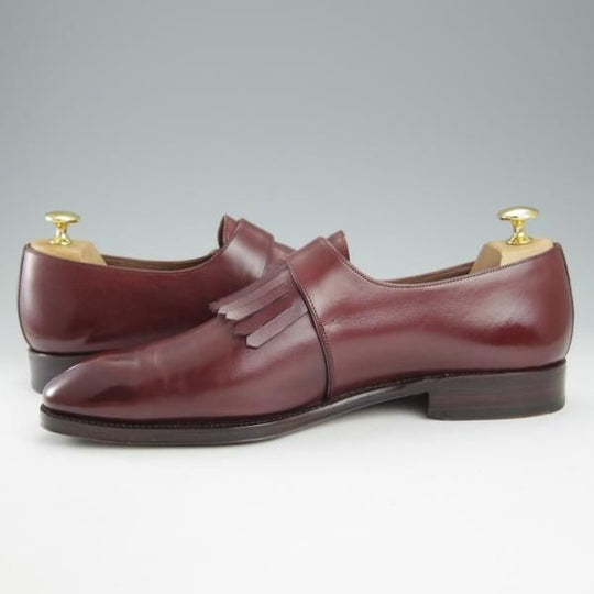 極上★(スペイン製)CARMINA/カルミナ SIZE 8.5【定価￥74,520-★80149/トレーディングポスト別注】キルトモンク/ベガノカーフ/赤茶★h986