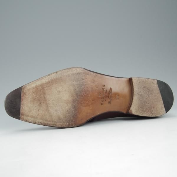 極上★(スペイン製)CARMINA/カルミナ SIZE 8.5【定価￥74,520-★80149/トレーディングポスト別注】キルトモンク/ベガノカーフ/赤茶★h986