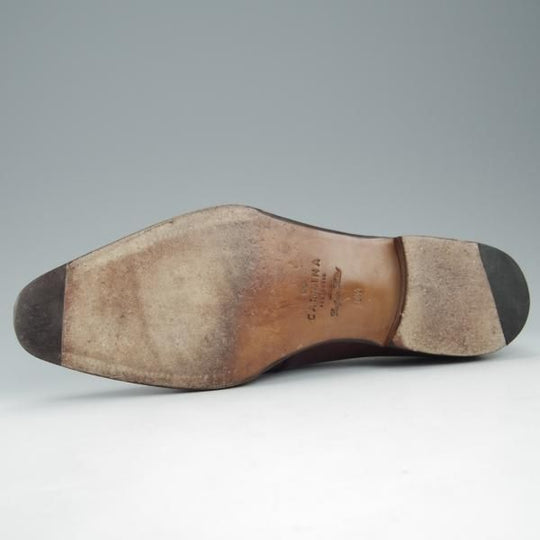 極上★(スペイン製)CARMINA/カルミナ SIZE 8.5【定価￥74,520-★80149/トレーディングポスト別注】キルトモンク/ベガノカーフ/赤茶★h986