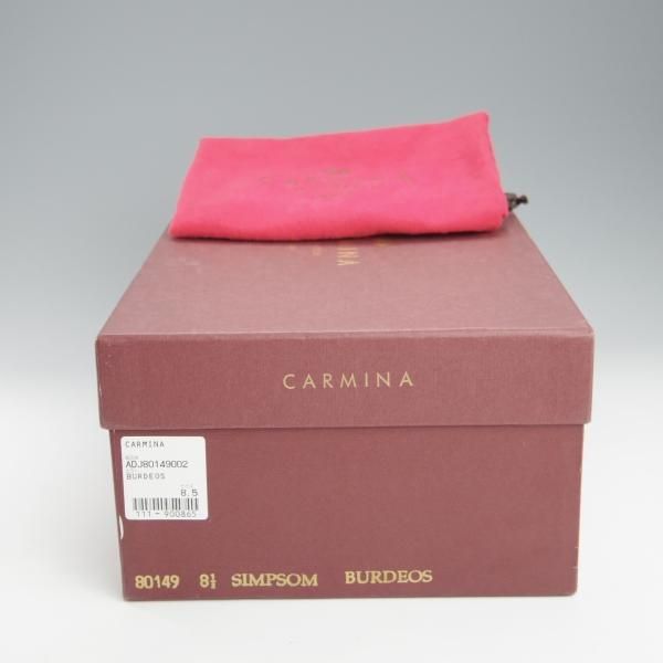 極上★(スペイン製)CARMINA/カルミナ SIZE 8.5【定価￥74,520-★80149/トレーディングポスト別注】キルトモンク/ベガノカーフ/赤茶★h986