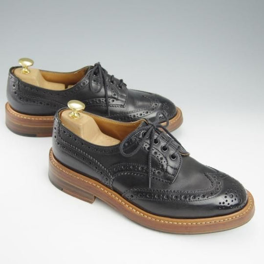 極上★トリッカーズ SIZE 6【定価￥84,700-★バートン同系モデル/KESWICK】M7292/フルブローグ/カントリーシューズ/黒/Tricker's★h988