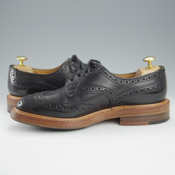 極上★トリッカーズ SIZE 6【定価￥84,700-★バートン同系モデル/KESWICK】M7292/フルブローグ/カントリーシューズ/黒/Tricker's★h988